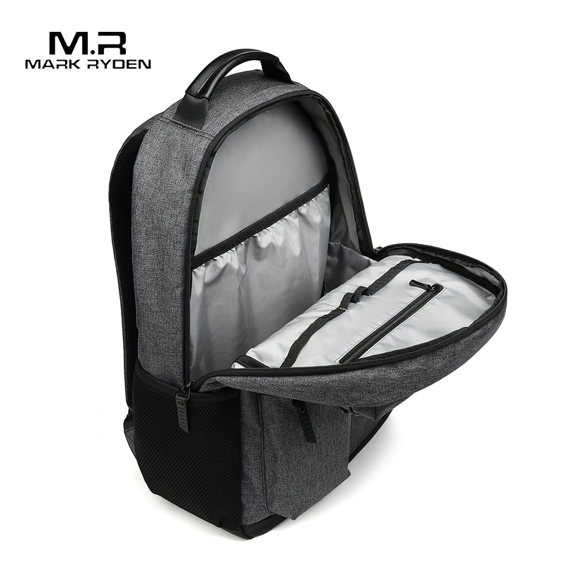 Mark Ryden de gran capacidad mochilas universitarias de 15,6 pulgadas Mochila negra para hombres Mochila para mujer Mochila para ordenador portátil