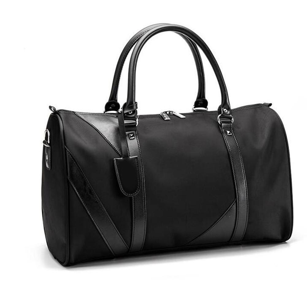 Frauen Männer Einfarbig Handtasche Reise Lagerung Tasche Fitness Gepäck Duffle Beutel