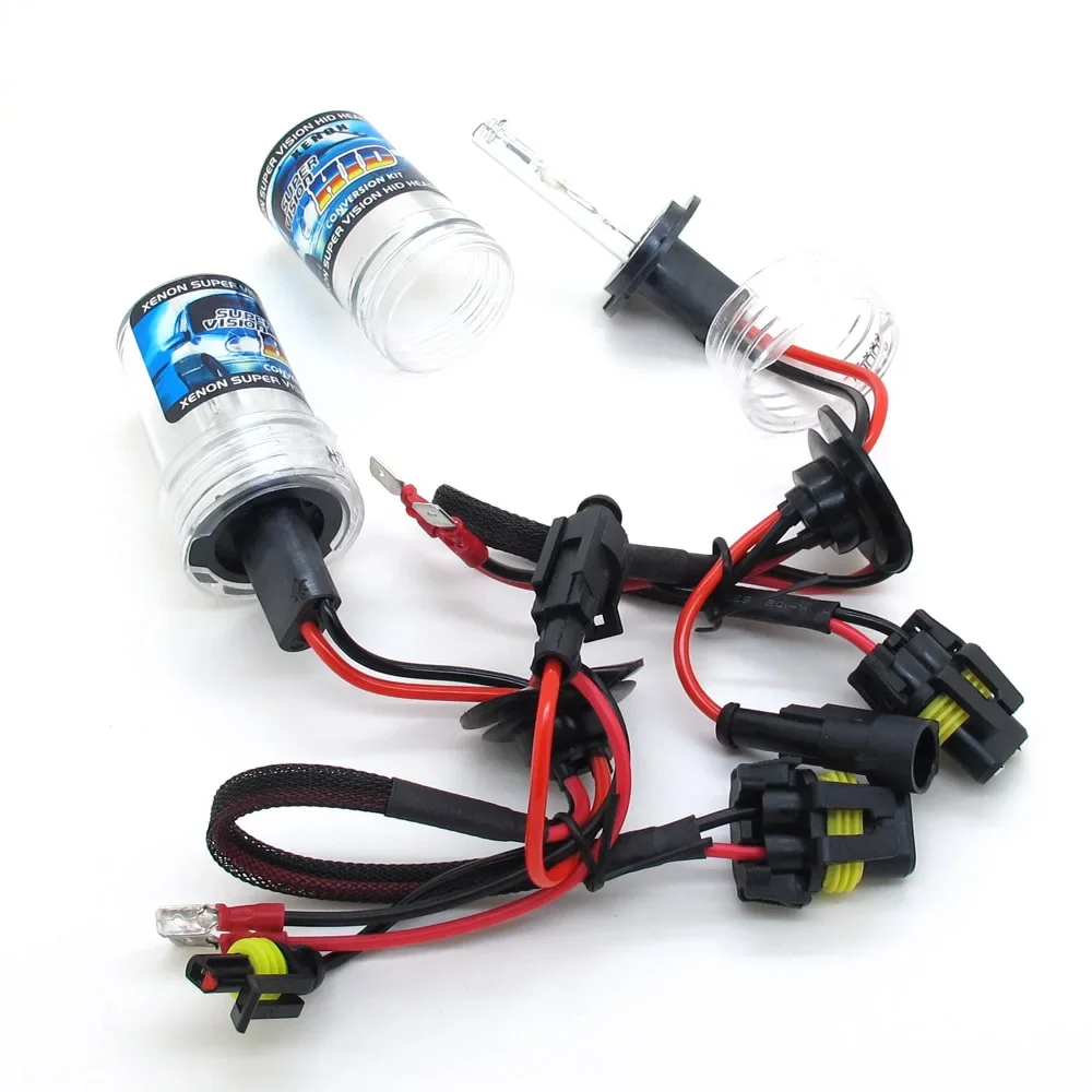 Kit de bombillas de xenón H7 H4 H11 H1 H3 9005 9006 faro de xenón con bloque de balasto de 55W 6000k 4300k 8000k 12000k accesorios para coche