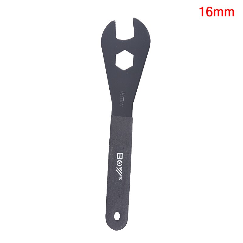 Carbon Steel Bicycle Spanner Wrench Spindle Axle Bicycle Fit for 13mm 14mm 15mm 16mm 17mm 18mm 19mm Cone Bike Repair Tool: 16mm