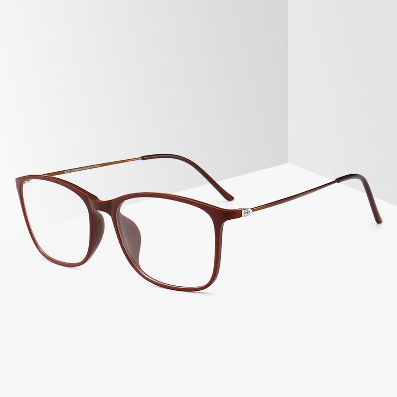 BCLEAR TR90 Silmälasikehys Miehet tai Naiset Ultralight Unisex Neliö Yksivärinen Lasi Silmälasit Kehys