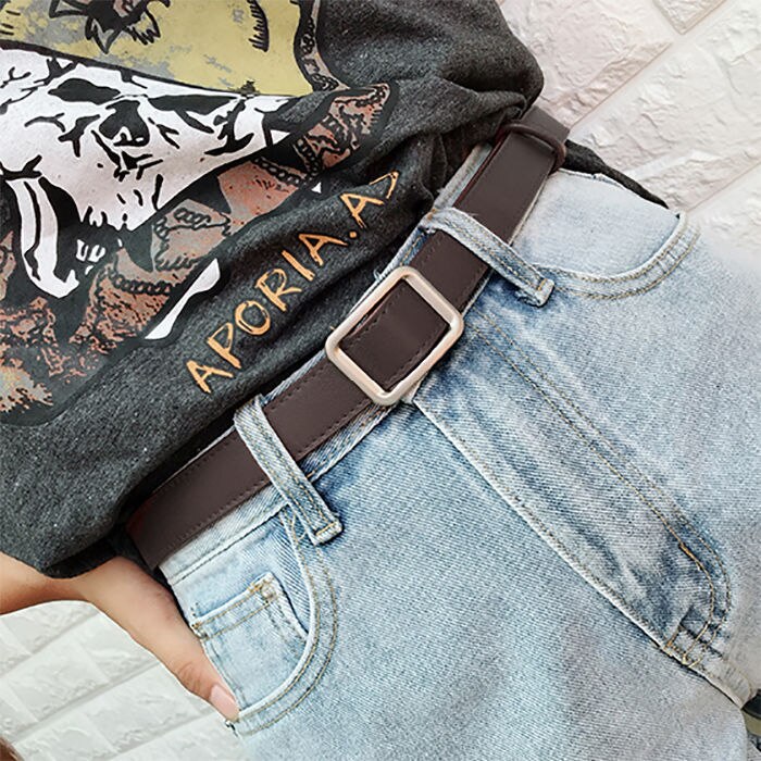 Western Belt Full Adjustable Pin Buckle Belt For Skirt Jeans
