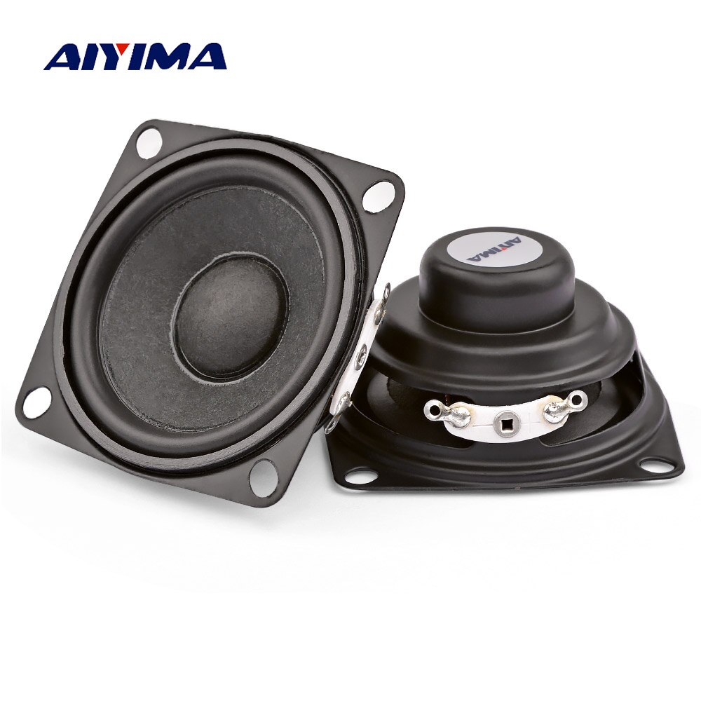 AIYIMA 2 Pcs 2 Inch Audio Speaker 53 MM 4Ohm 8 W Bass Speaker Mini Multimedia Luidspreker Voor Versterker DIY