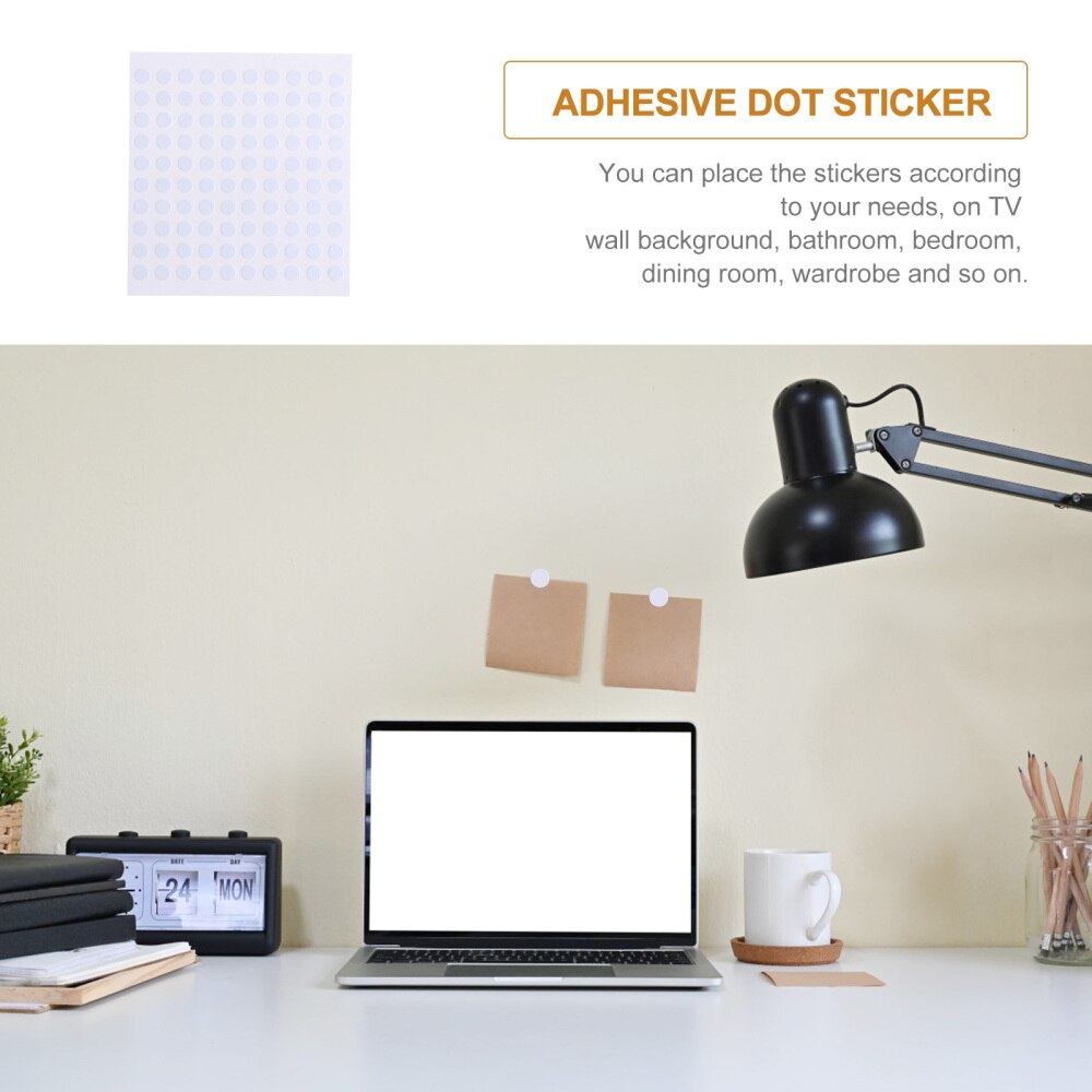 20 Sheets Adhesive Double Sided Dot Sticker for Scrapbook Craft Car Wall