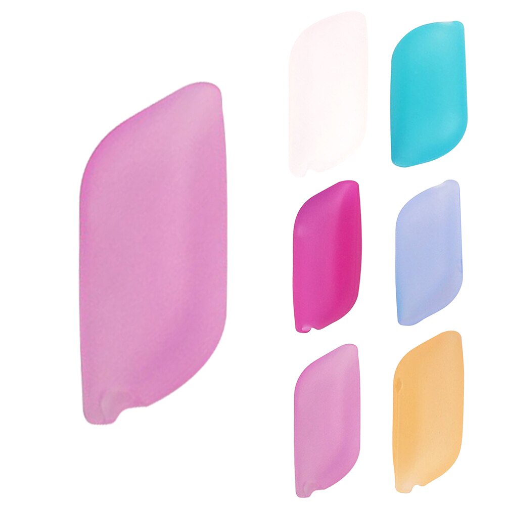 Silicone Toothbrush Holder Antibacterial Toothbrush Cover Holder For Mirror/Shower Bathroom Or In Travel