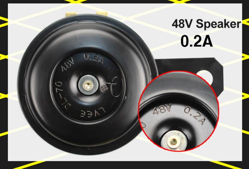 Klaxon électrique universel pour moto, 12V/48, 1,5 a, étanche, pour Scooter, mobylette, quad, 1 pièce