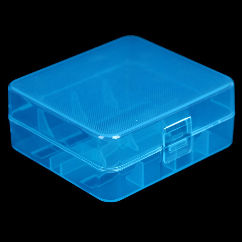 1Pc 26650 Batterij Case Hard Plastic Houder Waterdicht En Antislip Opbergdoos Cover Batterij Organizer Box: Blauw