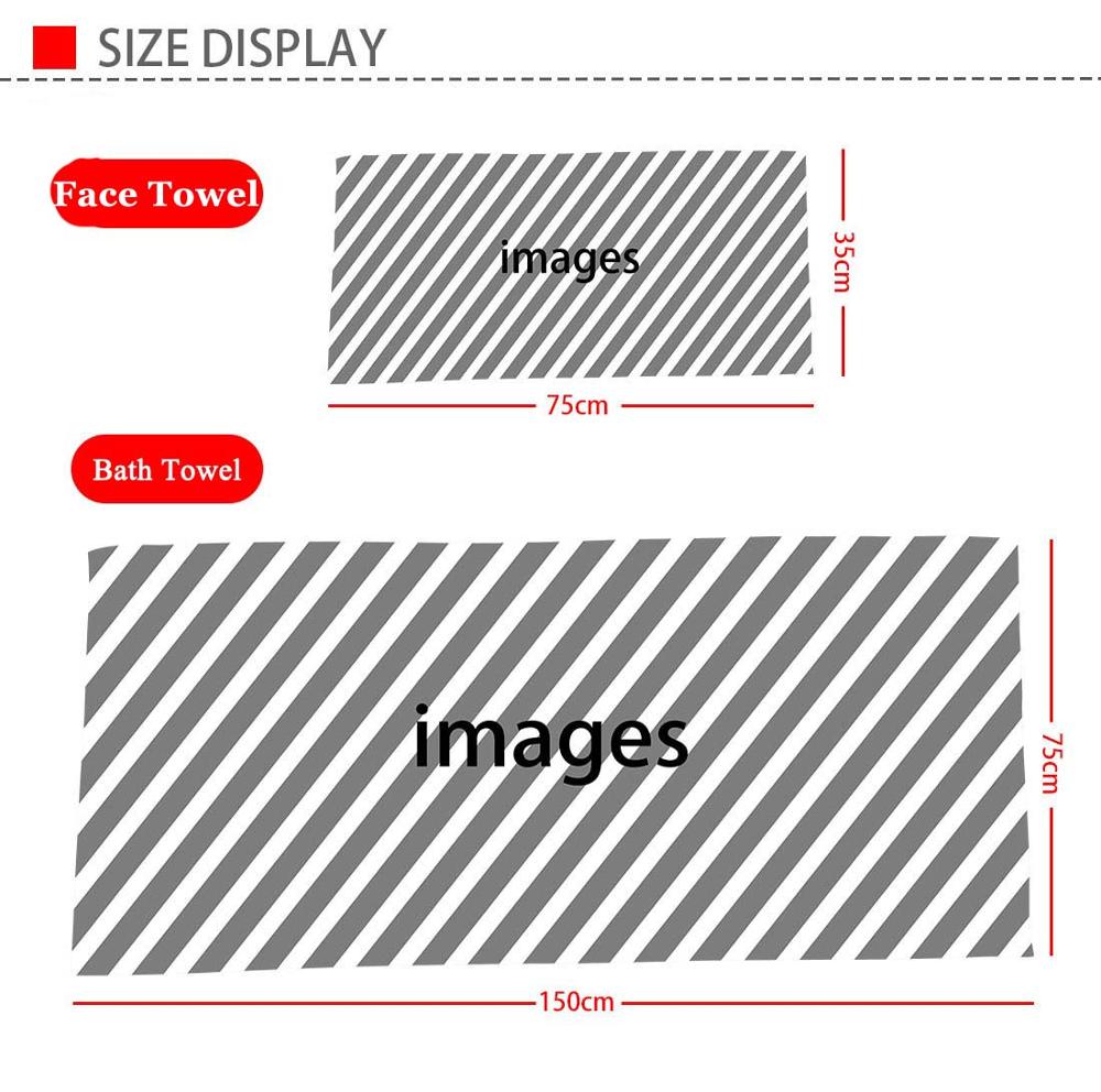 HUGSIDEA Puppy Pug Dog Print Bath Towel Cute Shower Beach Towels Absorbent Soft Rectangle for Kids Adult 75X150CM