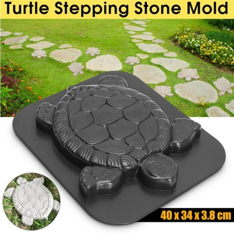 Manually Paving Cement Brick Molds Tortoise Shaped Path Maker Mold Garden Path Stone Molds Concrete Cement Mould