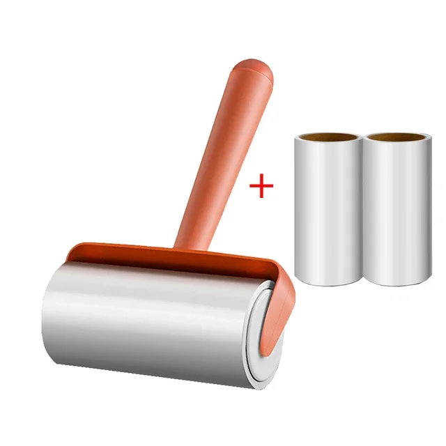 Herramienta de limpieza del hogar, utensilio para eliminar el pelo de mascotas, cepillo de limpieza de ropa, rollo de papel en forma de lágrima, rodillo adhesivo, maquinilla de afeitar de felpa, 1 ud.: Azul