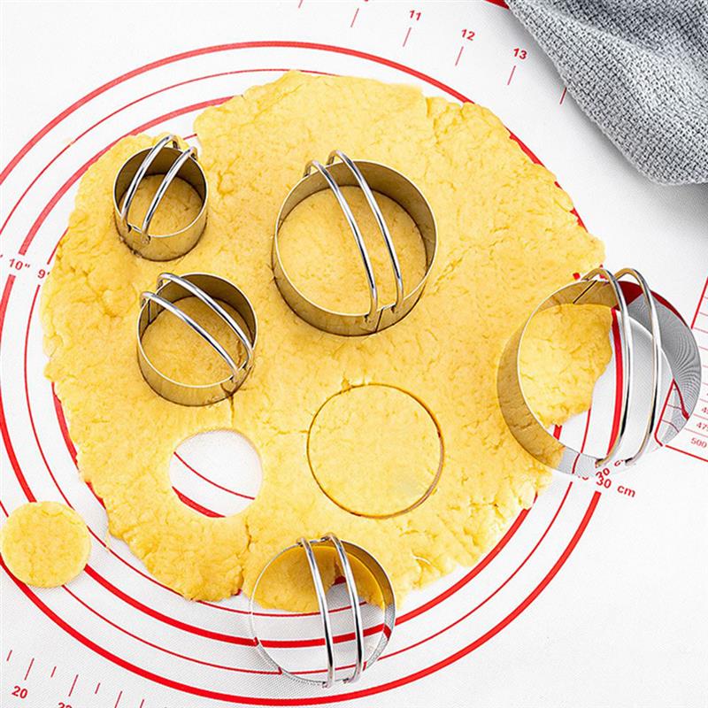 8pcs Dough Blender Set Kitchen Stainless Steel Pastry Cutter Dough Pastry Blender Bakeware Sets for Home Baking