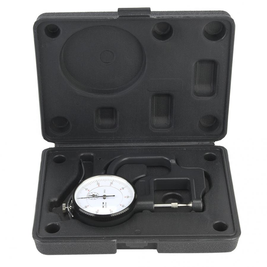 Plastic Casing 0-10mm Thickness Dial Test Indicator 0.01mm Dial Scale Gauge Measure Tool