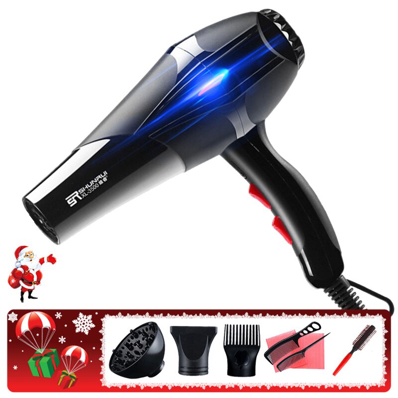 Strong Hair Dryer /Cold Wind Negative Ion Blow Dryer 100-240V Electric Hairdryer Hairstyling Tools 41D