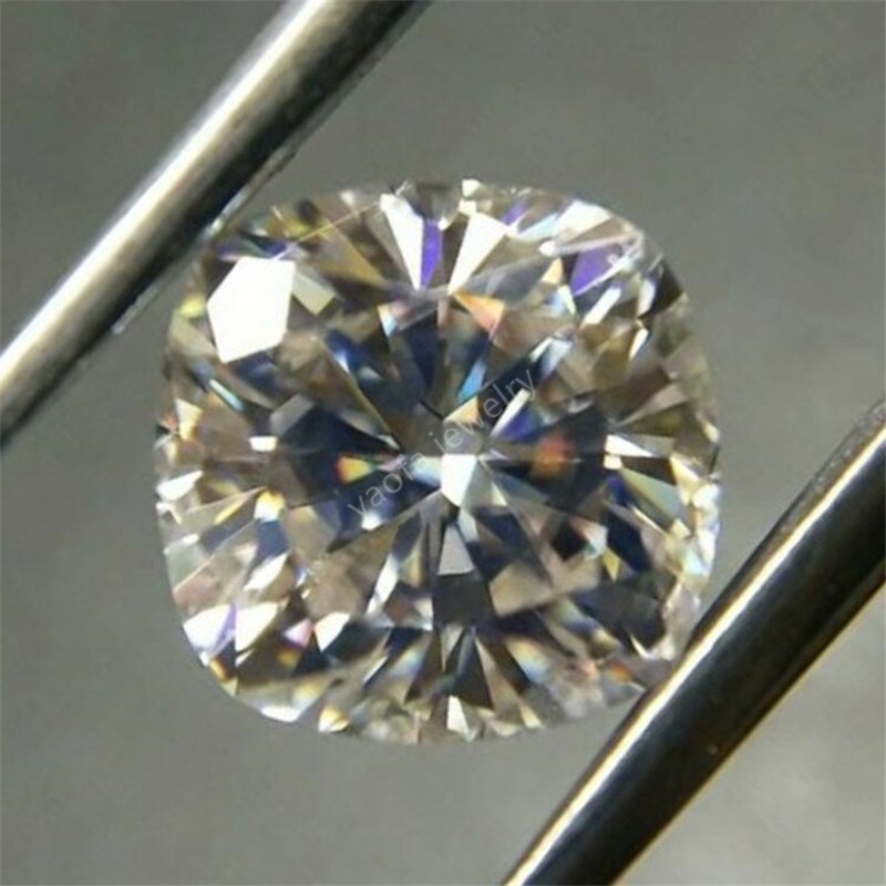 Hotsale Ef Kleur Wit 1CT Carat 6X6Mm Kussen Vorm Brilliant Cut Moissanites Losse Steen Met Gra Certificaat