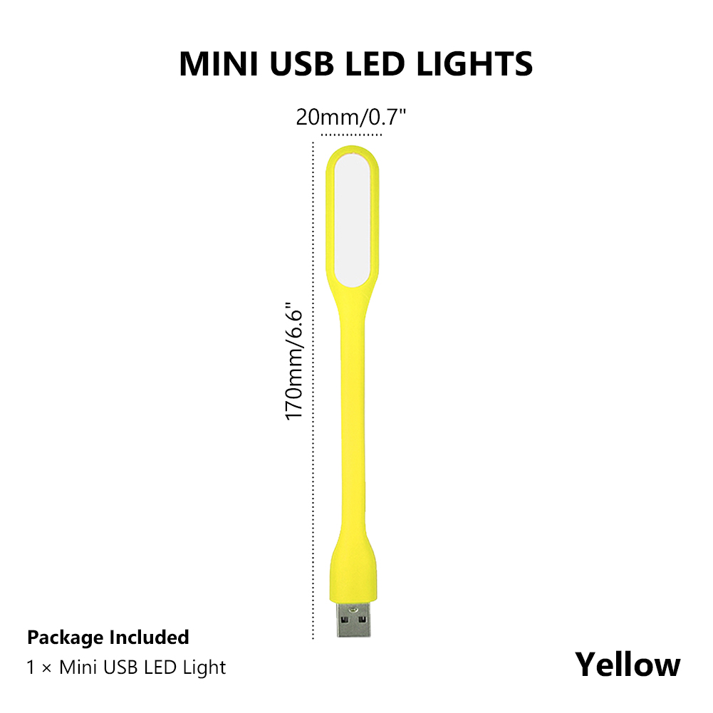 Portable USB 5V LED Reading Lamp Mini Book Light Foldable Camping Night Lights Table Lamps For Power Bank PC Notebook Laptop: Blue