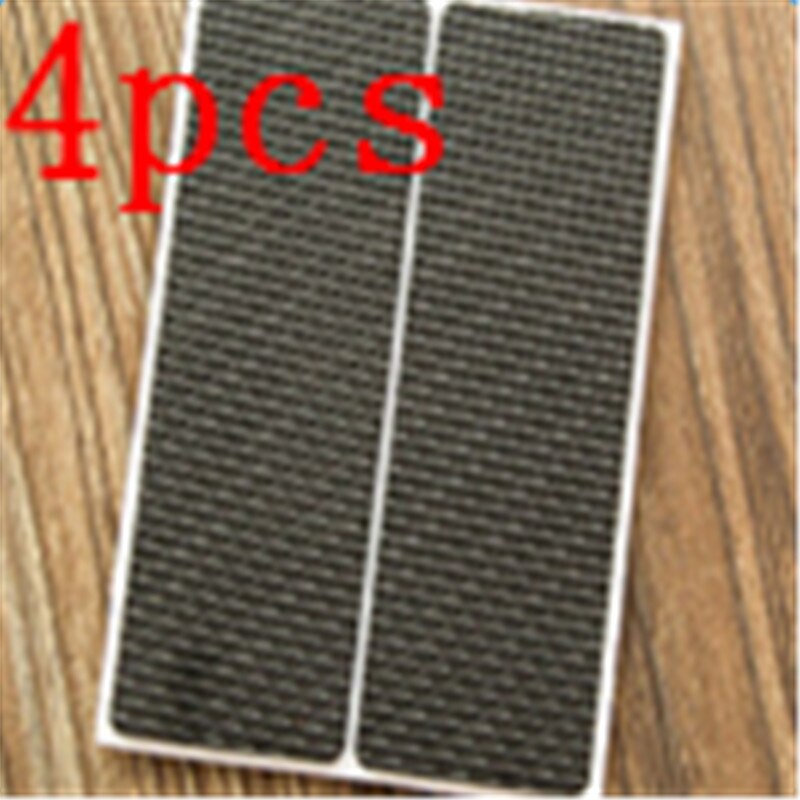 Lijm Rubber Anti-Slip Kras Diy Slip Meubels Voeten Floor Protector Pads Tafel Benen Stoelen Matten Meubels Accessoires: 4Pcs Rectangular