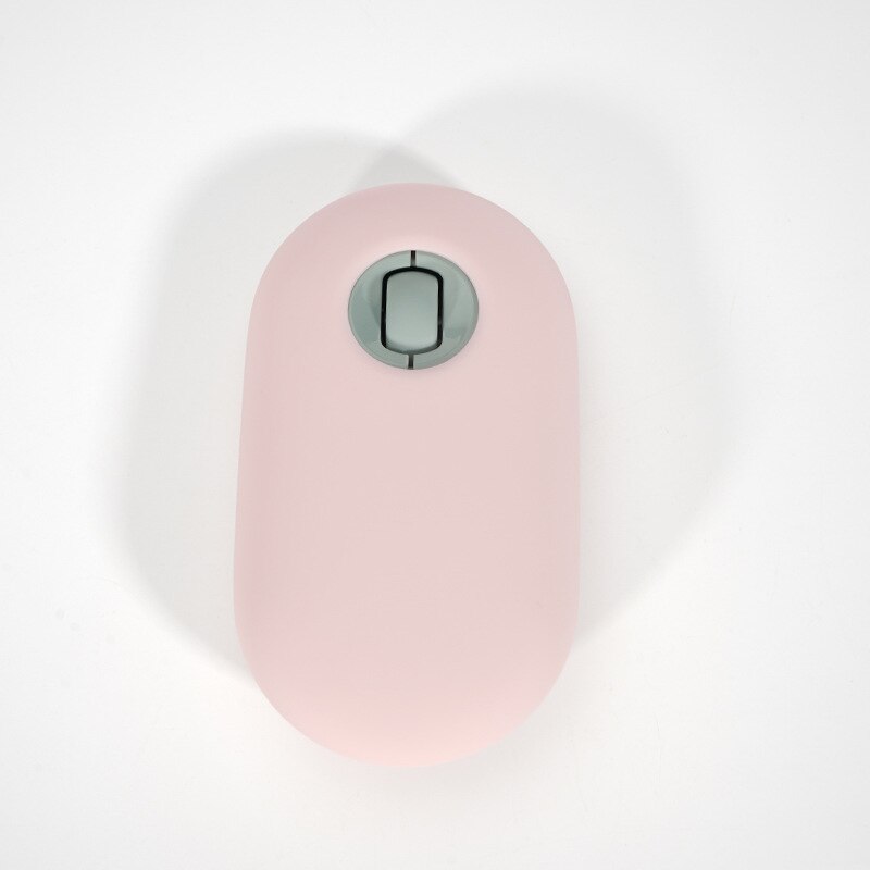 Funda de ratón inalámbrico, funda Ultra delgada a prueba de golpes para ratón inalámbrico Pebble: pink