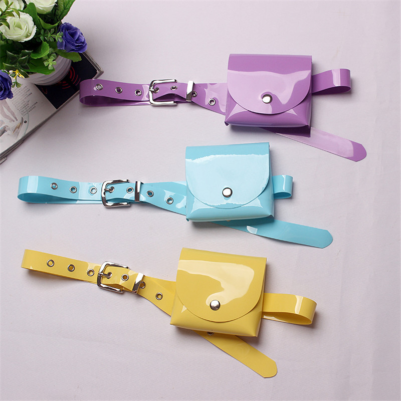 Mihaivina damen-bauchtaschen, lässige damen-pvc-gürteltaschen, lila gürteltaschen, Mini-bauchtaschen für mädchen , kleider, 7 #39