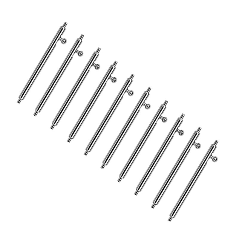 10 stk 1.5mm diameter 18mm 19mm 20mm 22mm 23mm quick release fjederstænger urbånd stifter med remover reparationsværktøj