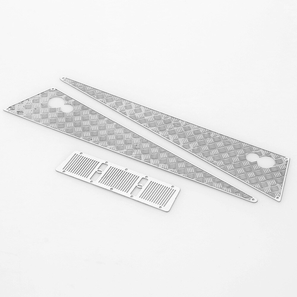 Trx -6 g500 g63 edelstahlblech-antirutschplatte für die motorhaube des 1/10 rc trx 4 crawler 6 cars