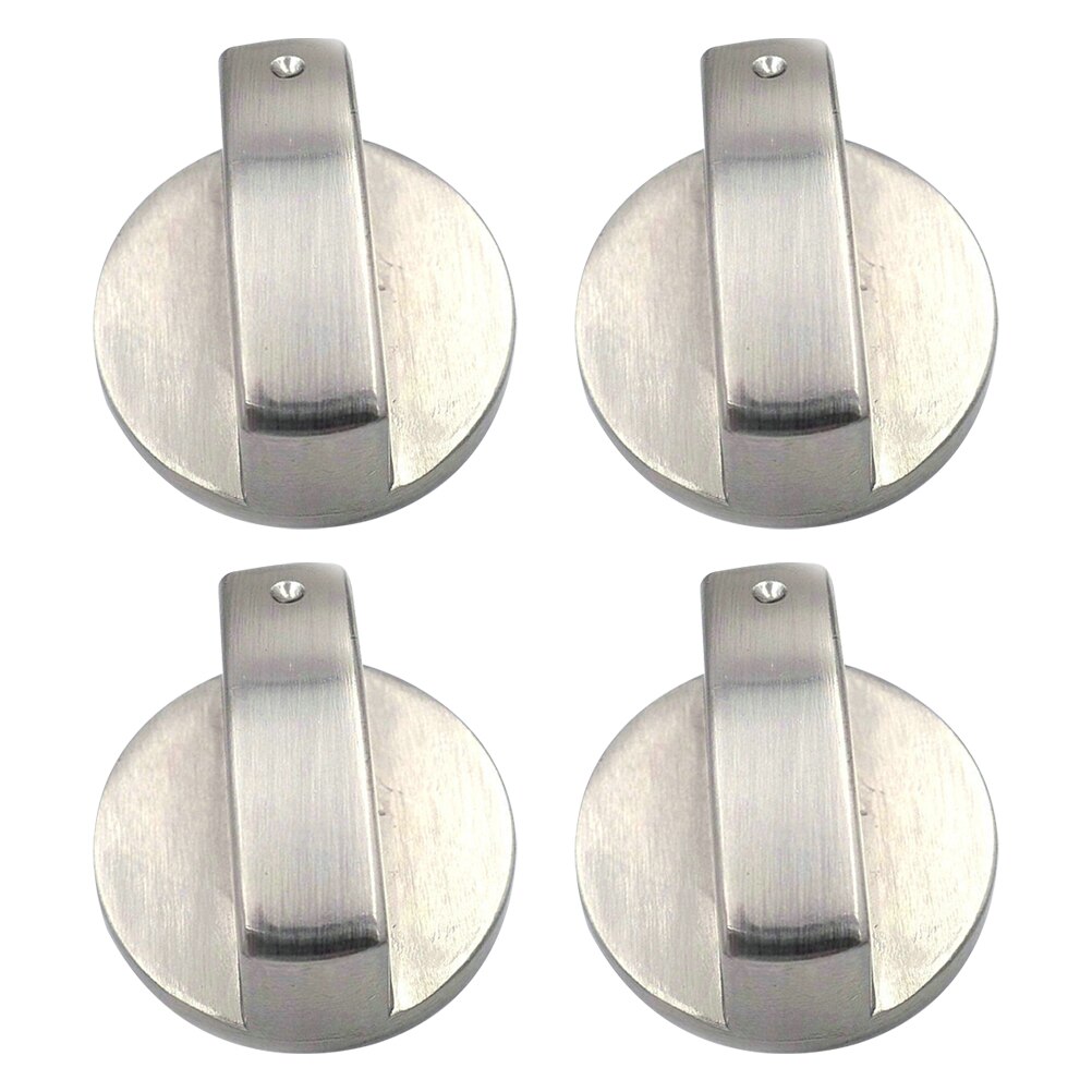 4/8 pcs Stove Switch Practical Metal Ignition Durable Accessory Replacement On-Off Knob Switch Button for Gas Stove: 4pcs