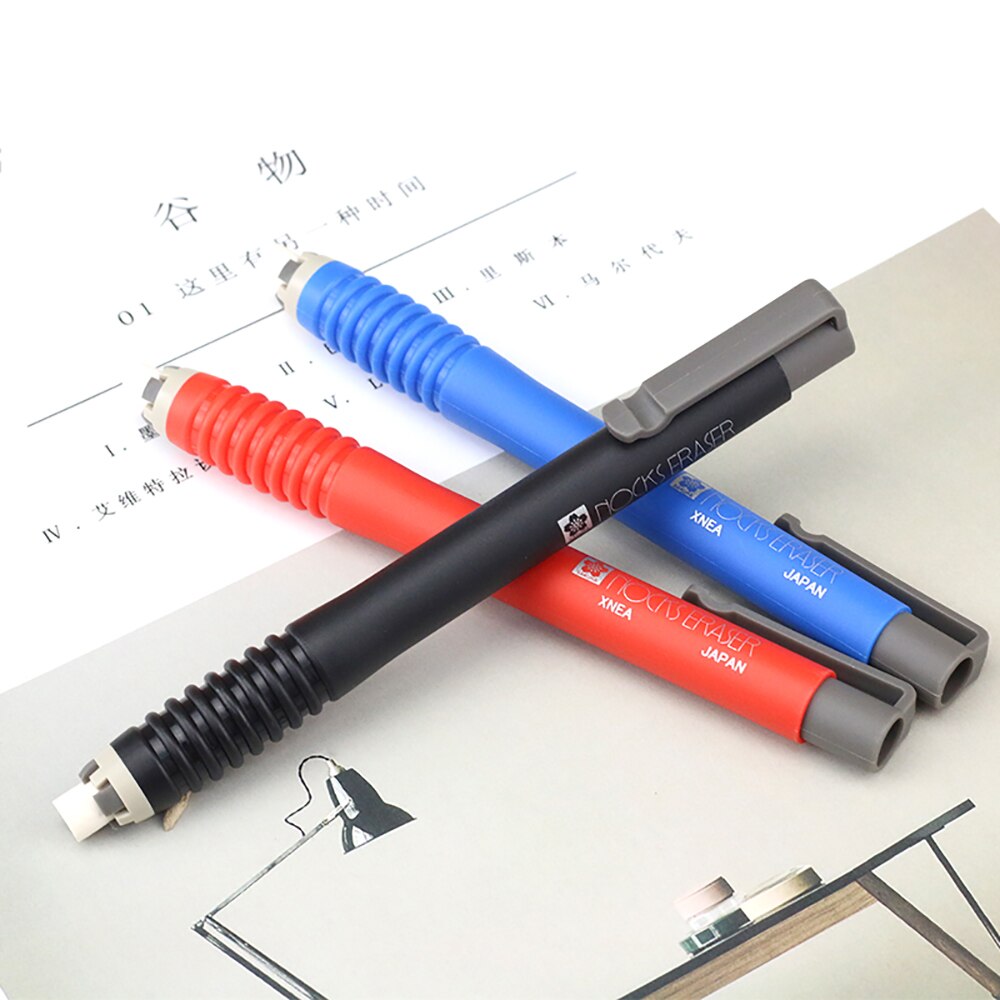 Japan Sakura Nocks Eraser Press-type Pen Eraser XNEA Sketch Art Painting Special High-gloss Eraser School Supplies Stationery