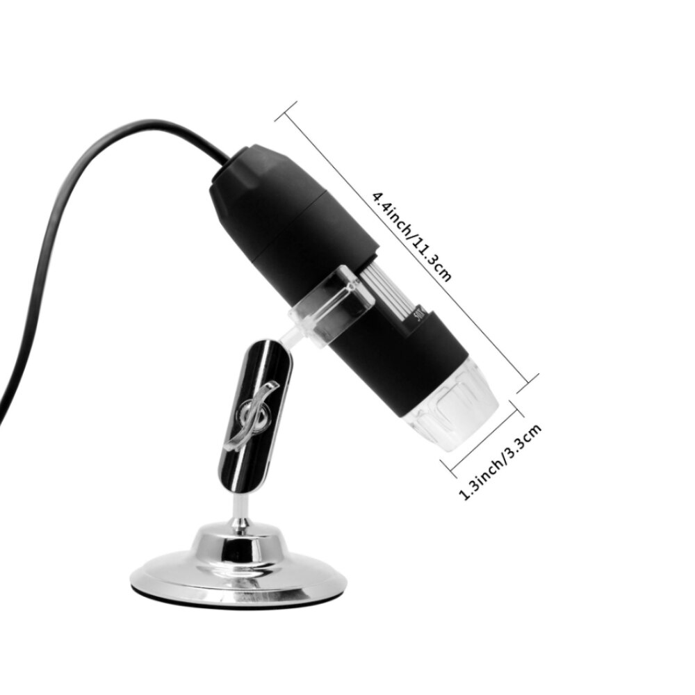 Feegow USB-LED-Mikroskop-Lichtquelle – Einstellbare Helligkeit, ABS, 4x4x4 Cm, Für Biologische Mikroskope (USB-Modell)