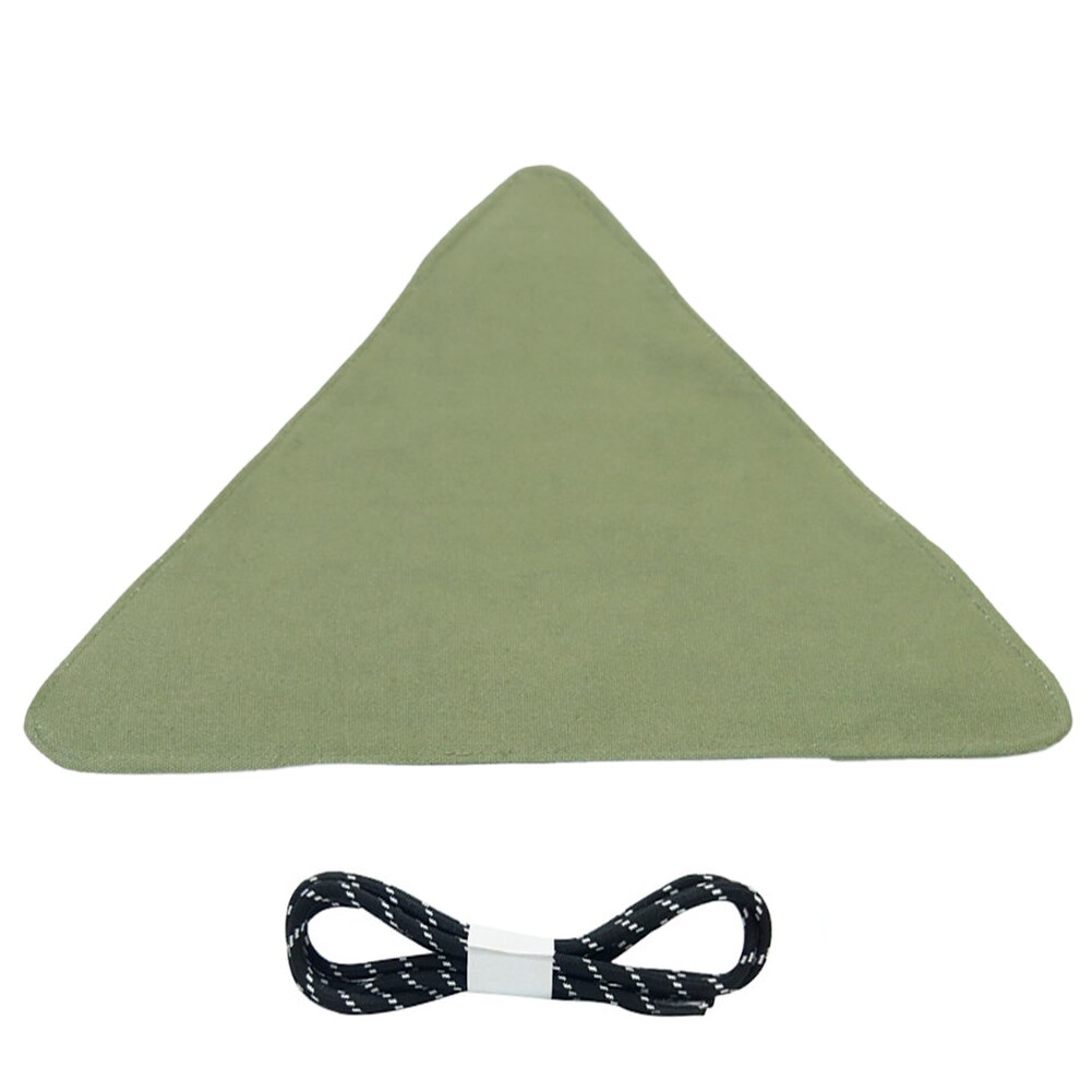 Outdoor Camping Met Touw Driehoek Stof Kruk Opvouwbare Draagbare Vissen Stoel Wandelen Stabiele Accessoires Tuinieren Strand: green