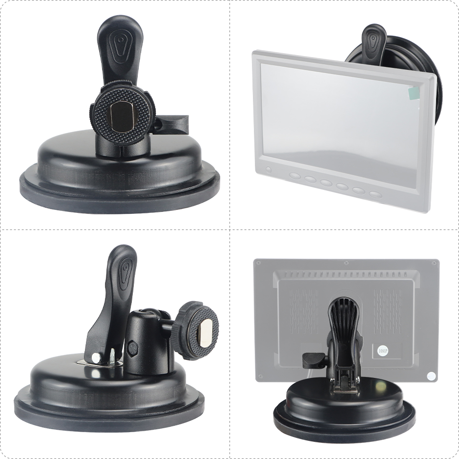 Greenyi Auto Kan Draaien 360 ° Grote Zuignap Rubber Standaard Beugel Voor Auto Desktop 7/8/9/10Inch Monitor