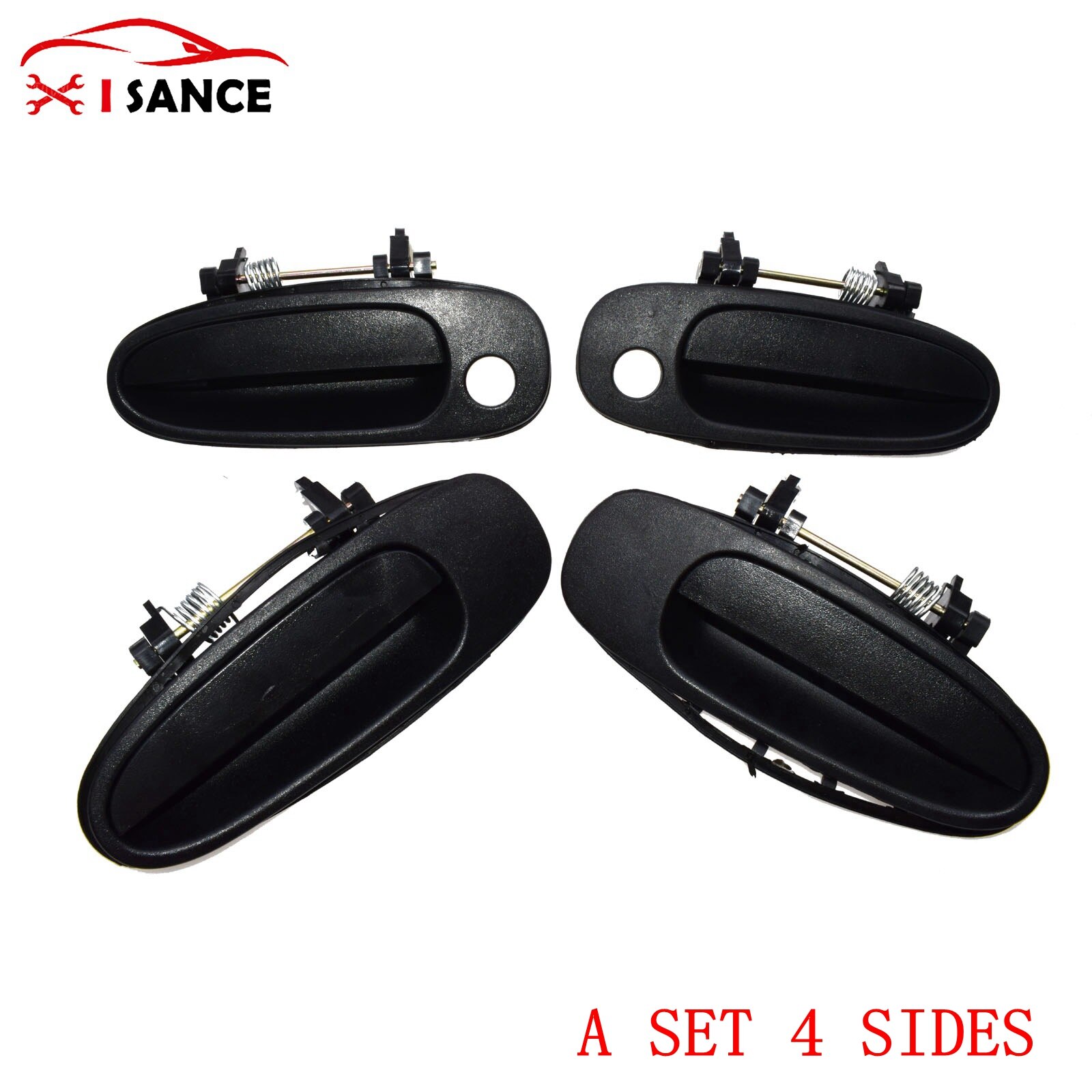 Inside Outside Door Handle Front Rear Left Right For Toyota Corolla Geo Prizm 1993-1997 69220-12160,69210-12160,69206-12130: 4 pcs A set