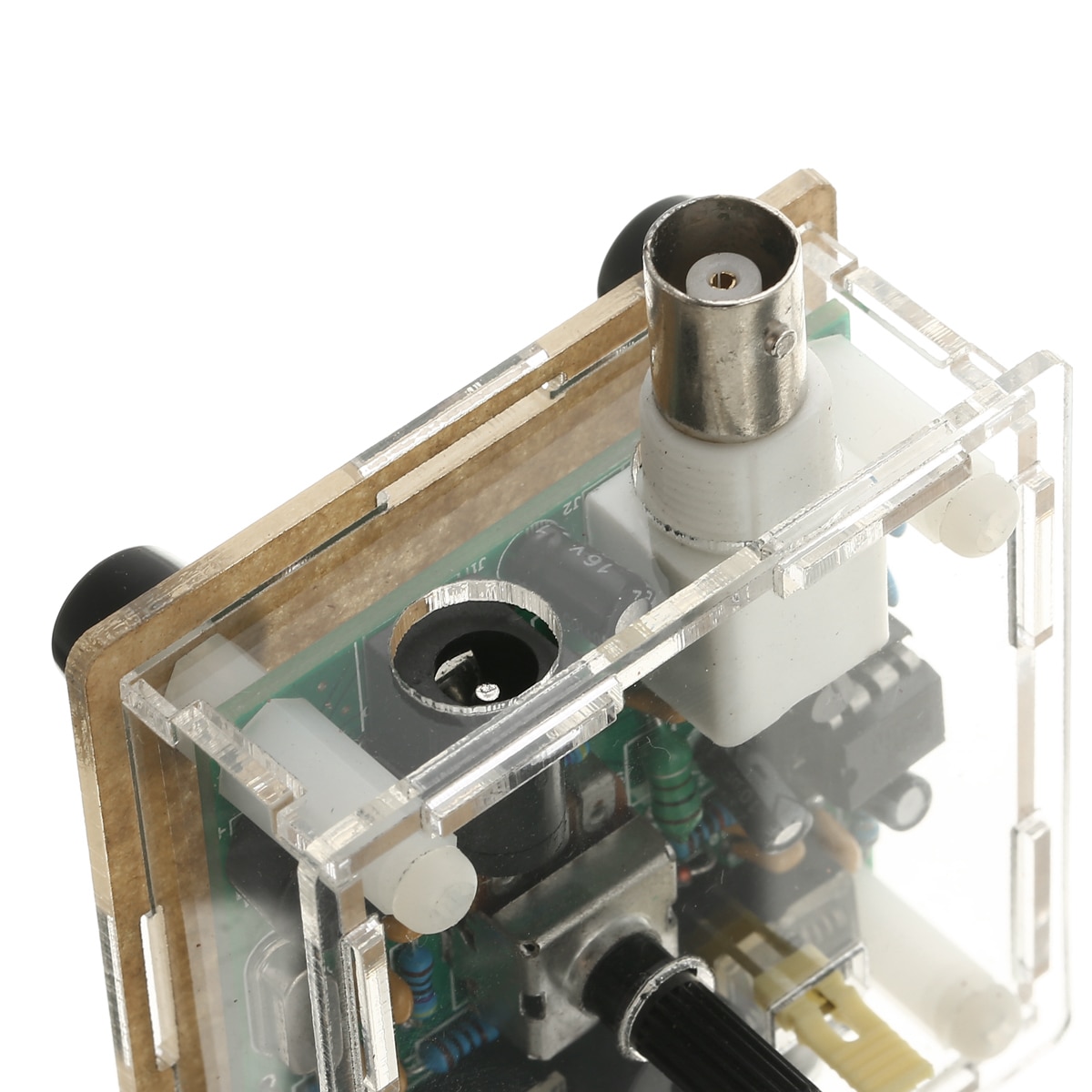 1pc Assembled DC Power 9-13.8V S-PIXIE CW QRP Super Shortwave Radio Transceiver 7.023Mhz with Case