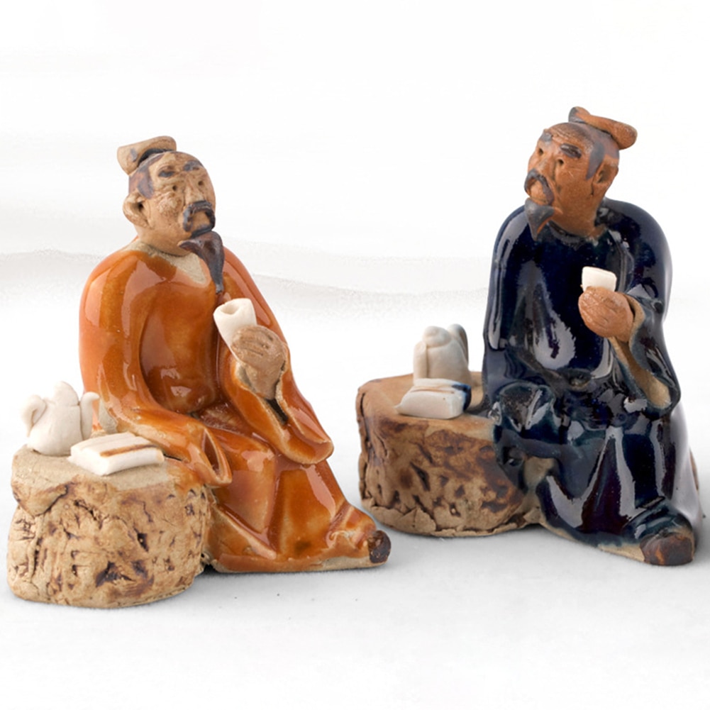 Figurine en céramique Miniature chinoise bonsaï rocaille paysage ornement décoration décorer votre aquarium avec de petits bonsaïs et ro