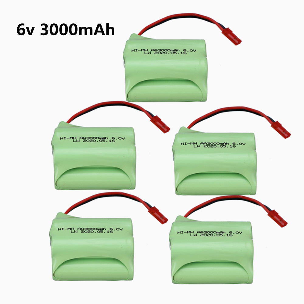 Upgrade 6V 3000mAh Nimh Batterie für RC Spielzeug Autos Tank Truck Roboter Pistolen Boote aa ni-mh 2400mah 6V wiederauf ladbare Batterie pack