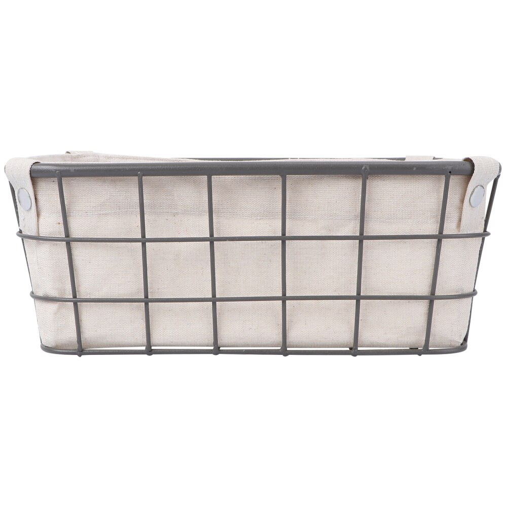 Multifunctional Storage Container Household Storage Basket Organizer Box: Silver 1