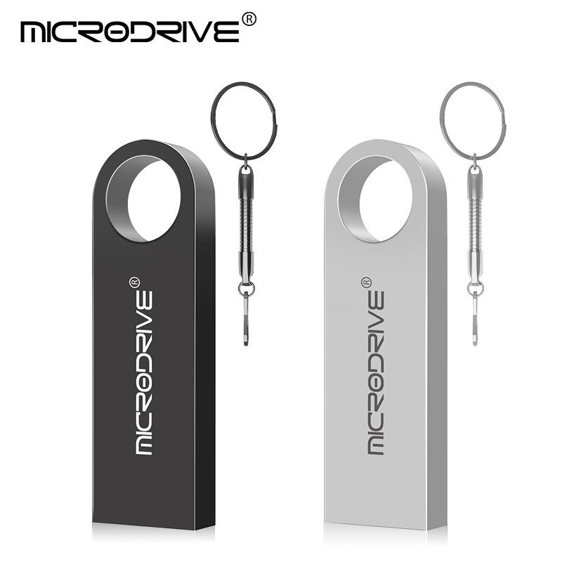 szybki pendrive 8GB 32GB pendrive 128GB 64GB wodoodporny pendrive flash usb 2.0 metalowy klucz niestandardowe logo