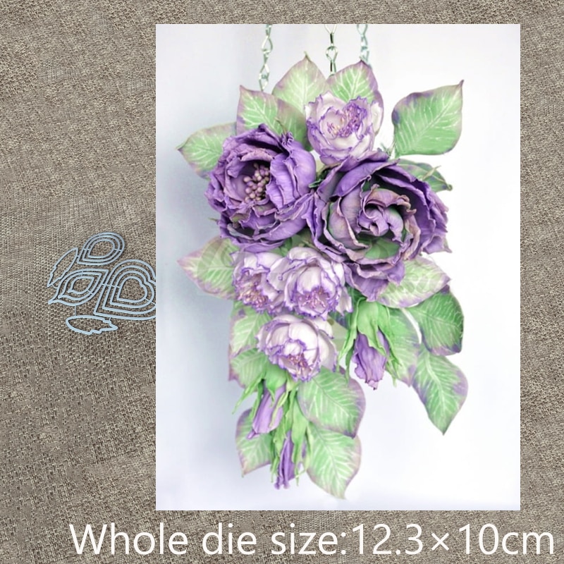 Knutselen metaal snijmal stansen bloemen bladeren set decoratie plakboek album papier kaart knutselen reliëf stansen