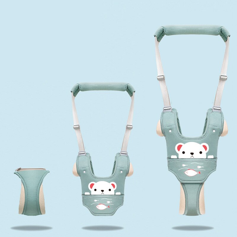 Newborn Baby Walking Harnesses Backpack Leashes for Little Children Kids Assistant Learning Safety Reins Harness Walker: Removable-Bear-4