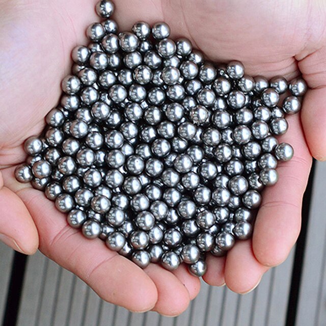 100/200 Pcs Stahl 6mm/8mm Stahl Lager Ball Multi-zweck Stahlkugeln für Auto Teile Fahrräder lager Kugeln Glatte Kugel: 8mm 45-50