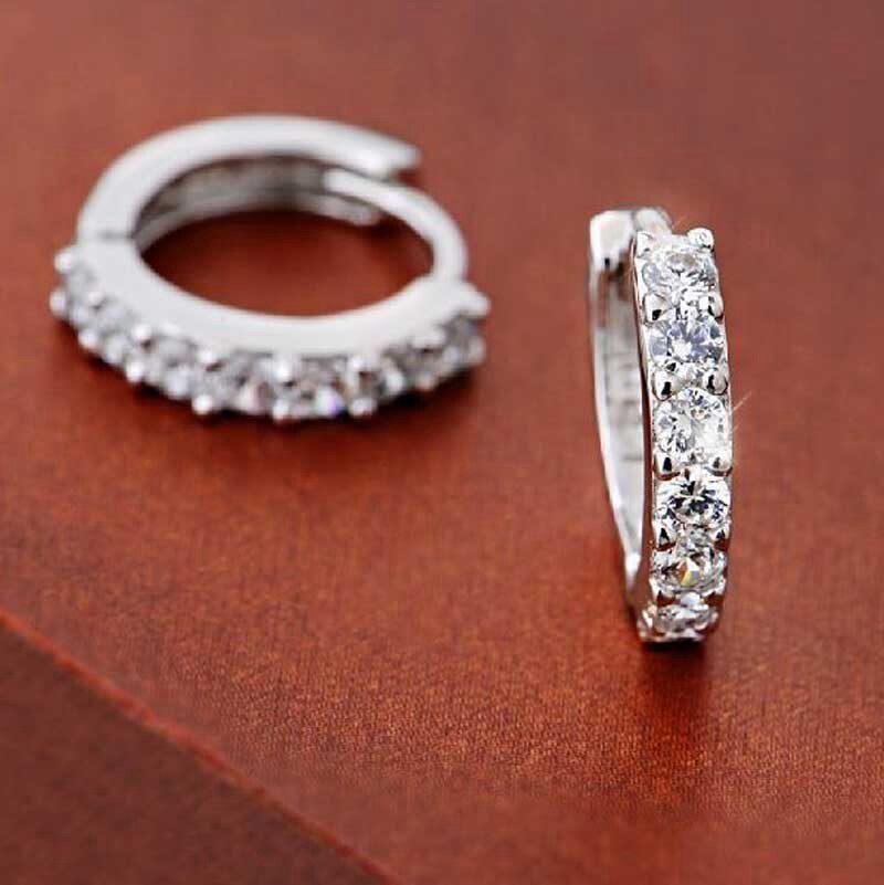Pendientes para mujer, joyería de , pendientes de plata de ley con pedrería, pendientes de aro con diamantes para mujeres embarazadas, , triangulación de envíos