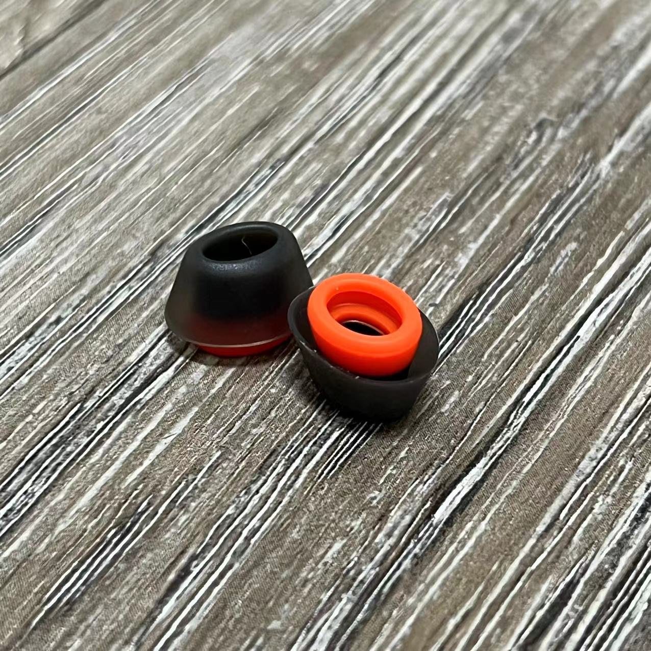 100% auriculares originales para Jabra Elite 65e,Evolve 75e, auriculares inalámbricos intrauditivos, auriculares de silicona de repuesto: Narranja oscuro