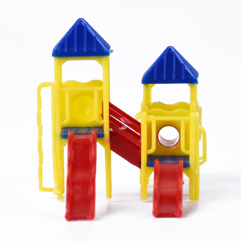 1:150 skala legepladsudstyr model tog layout jernbane bygning