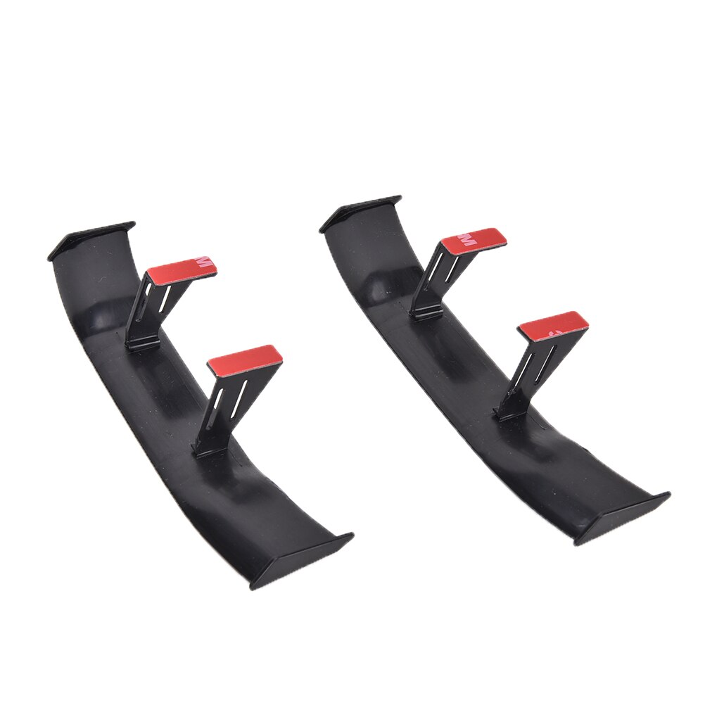 1 stuks mini universele spoilervleugel voor alle auto's spoilervleugel koolstofvezel auto staartdecoratie zwarte kleur