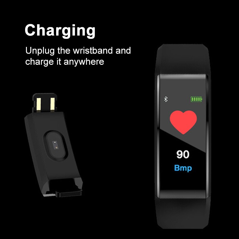 Smart Bracelet Y3 Wristband Touch Screen Bluetooth Control Fitness