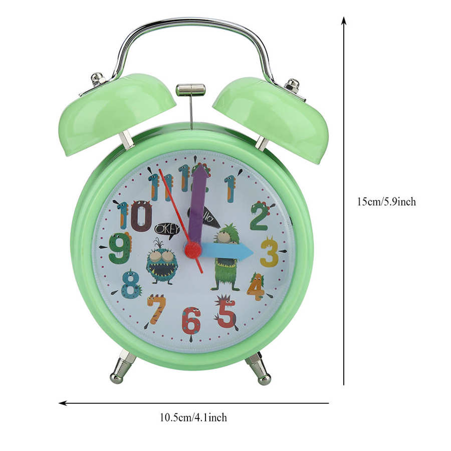 Child Alarm Clock Ringing Bell Night Luminous Alarm Clock Electronic Clock Alarm Clock