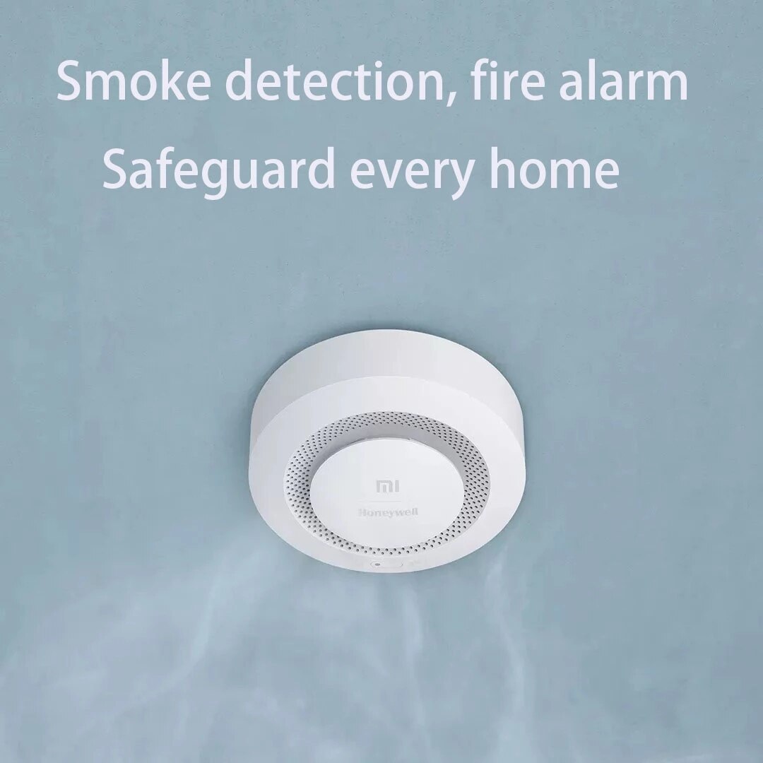Original xiaomi mijia brand røgalarm støtte fjernbetjening honeywell brand røgalarm detektor