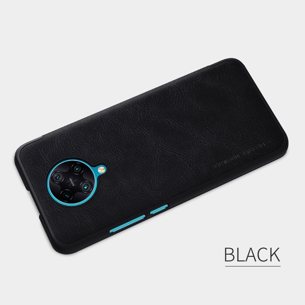 Nillkin Case for Xiaomi Pocophone F2 Pro / POCO X3 NFC Qin Series PU Leather Flip Cover For Xiaomi Redmi K30 Pro Case