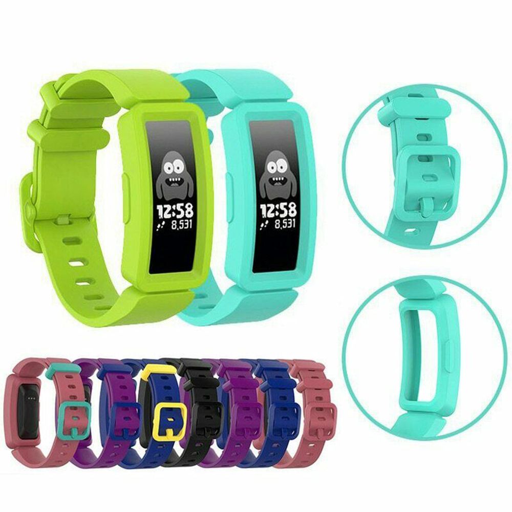 Wrist Strap Silicone Bracelet For Fitbit Ace 3/inspire 2 Smart Watch Band Bracelet Replacement Kids Wristband Watchbands