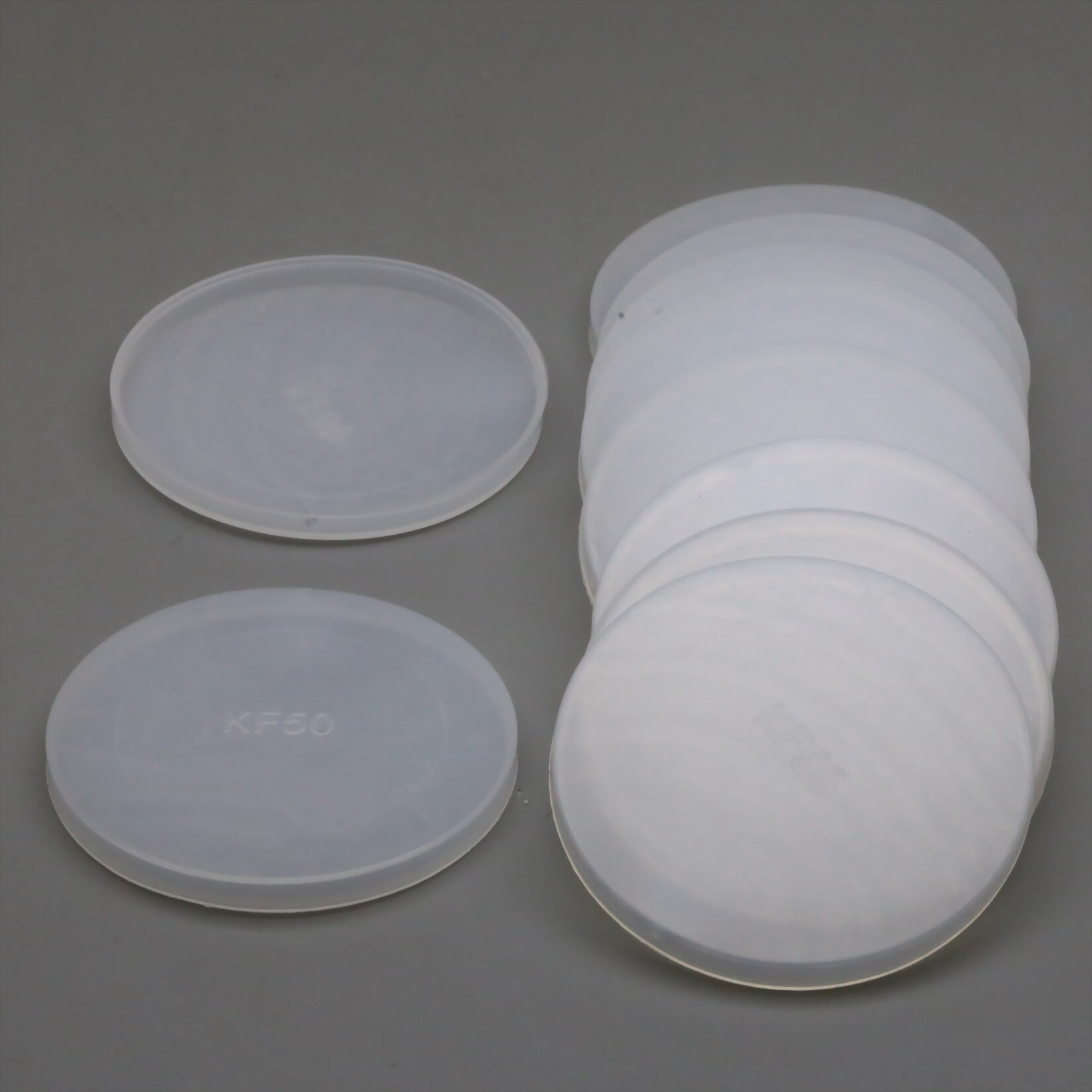 10 pcs ISO-KF50 NW/KF-50 Beschermende stofkap cover boot PE Vacuüm Flenzen Plastic Fitting