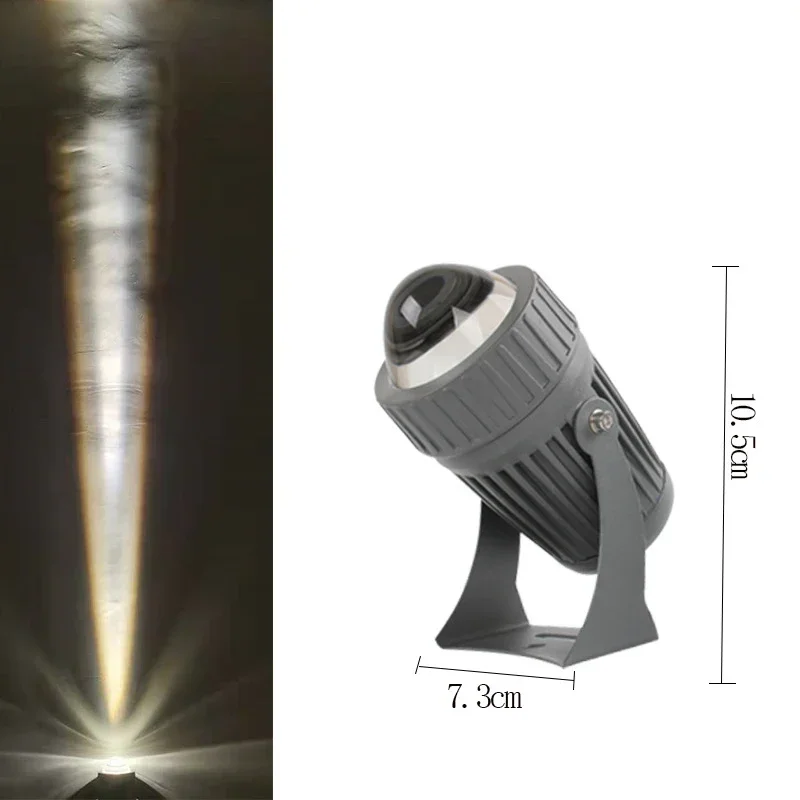 Outdoor LED Garden Wall Spotlights 10W Landscape Lighting AC220V Red Green Blue IP65 Waterproof One Beam Lights: Cold White