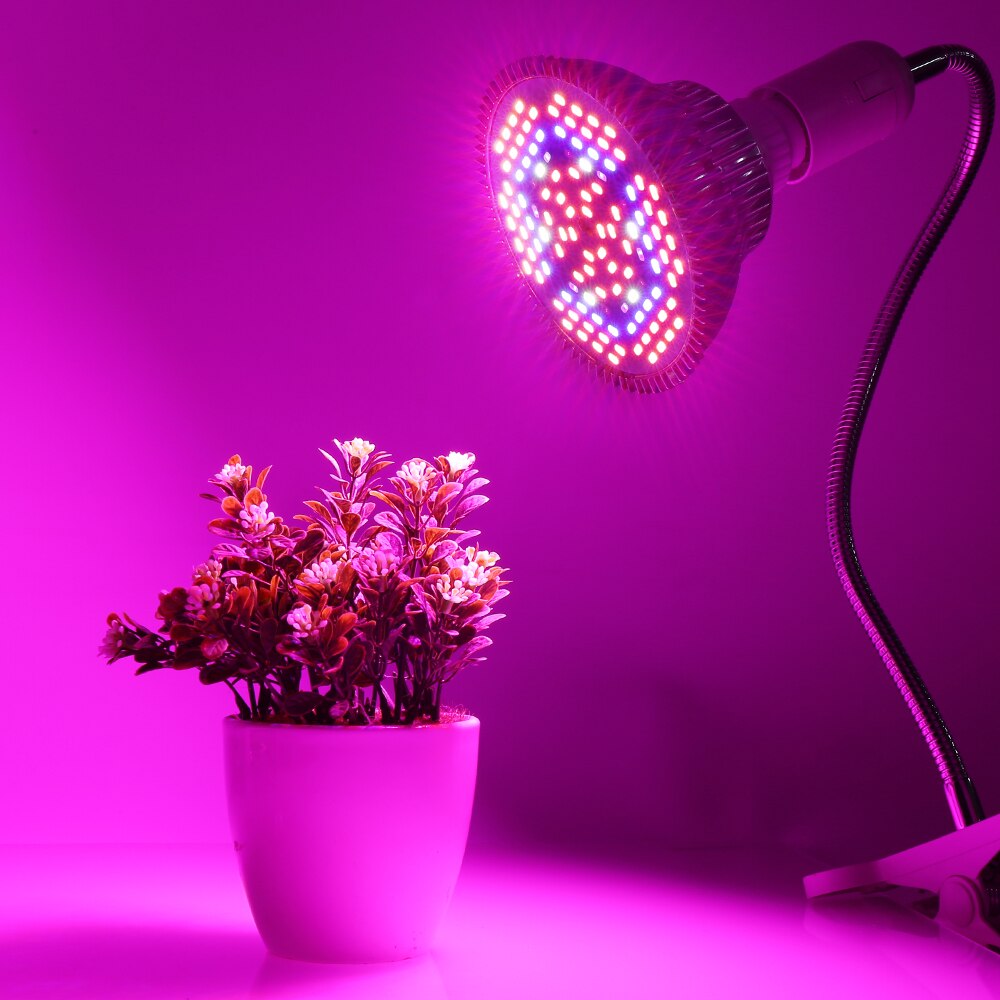 Full Spectrum E27 Led Grow Light 18/28/40/78/120 Leds Red Blue UV IR Grow Lamp For Indoor Plants Hydroponics Flowers Vegetables